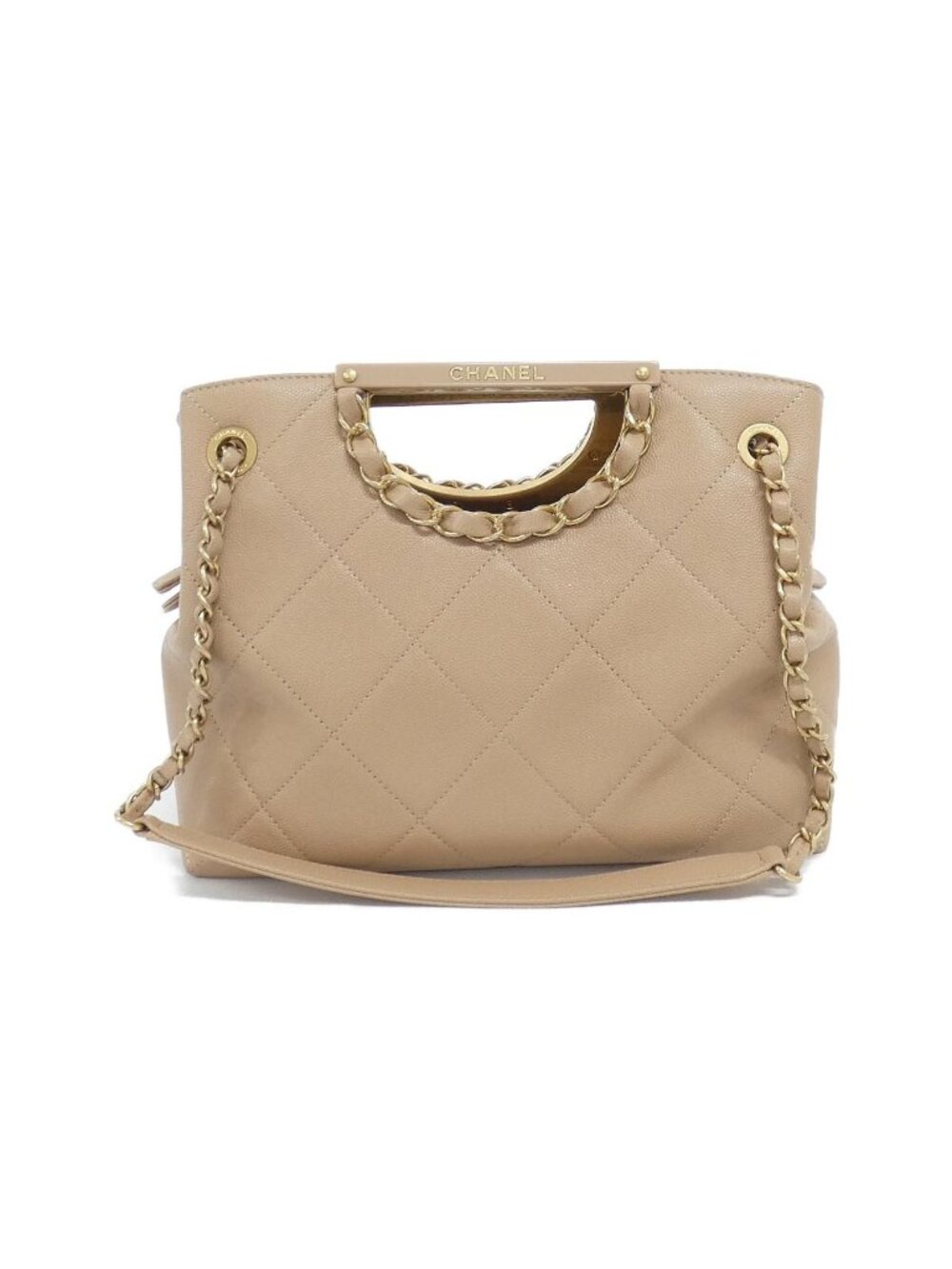 Chanel Shoulder Bag Beige